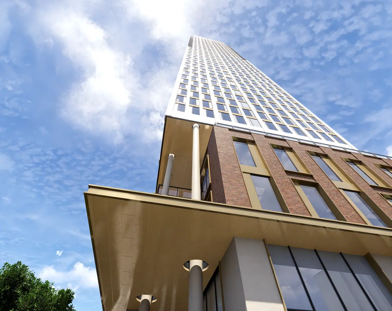 5280 Dundas Street West mixed-use building in Etobicoke, Ontario