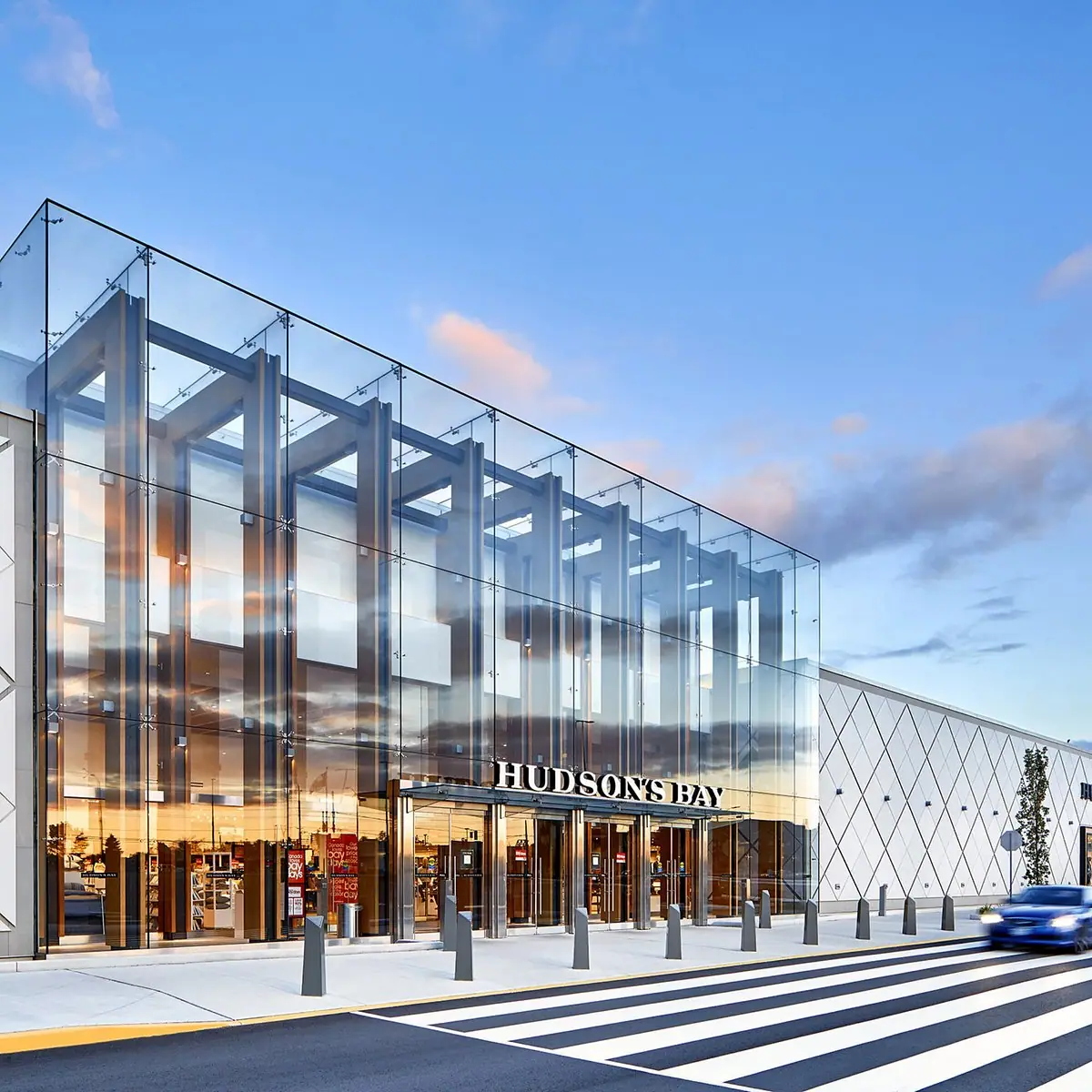 Hudson's Bay store commercial interior in Richmond Hill, Ontario