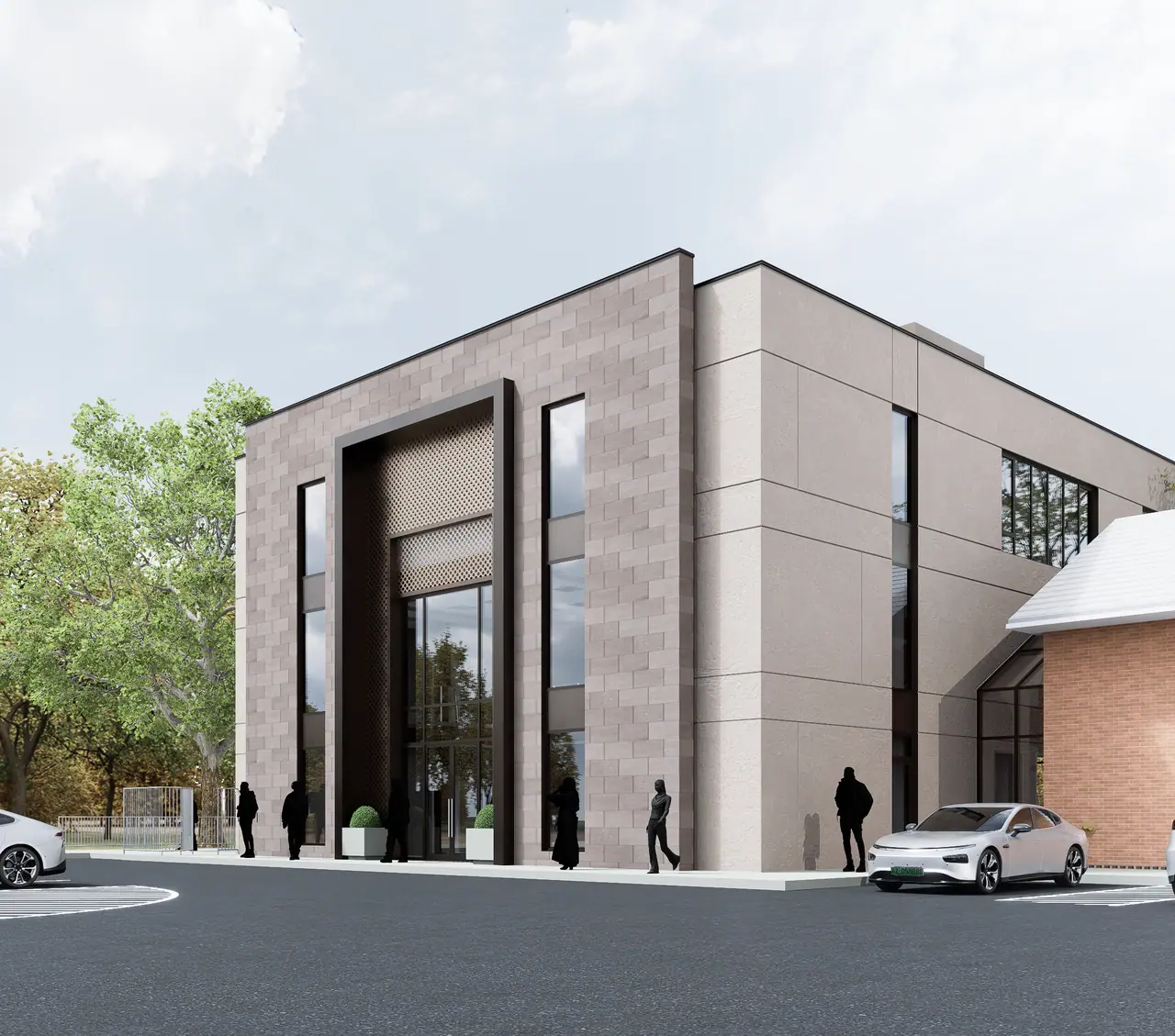 Community centre, synagogue and daycare building in Vaughan, Ontario